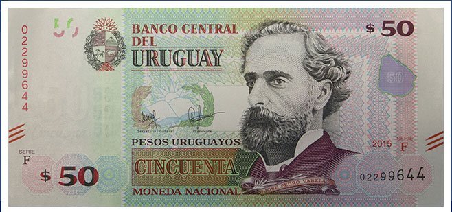 Billete de 50 pesos uruguayos