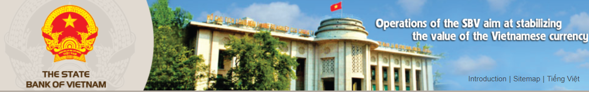 Página web de Banco Estatal de Vetnam