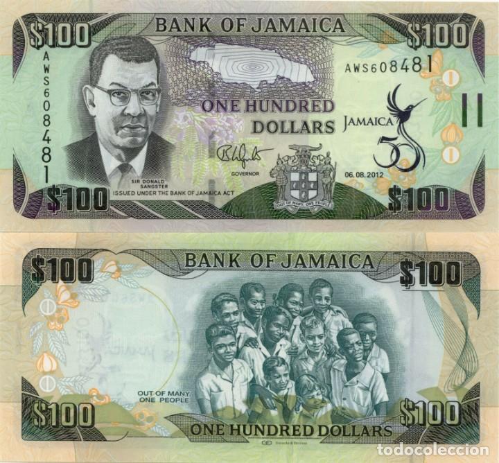 Billete de 100 dólares de Jamaica
