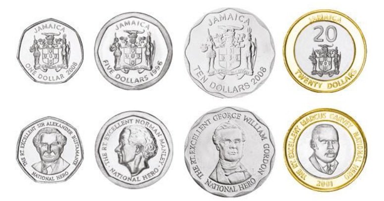 Monedas de Jamaica JMD